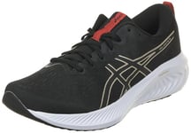 Asics Men's Gel-Excite 10 Sneaker, Black Feather Grey, 6 UK