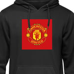 Barn-Hoodie | Mjuk Huvtröja för Barn Manchester United svart 9-11 År