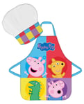 Peppa Pig Apron and Chef's Hat Set. Age 3-8 years George, Dinosaur & Teddy Bear