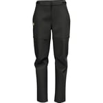 Fjallraven 14200169-550 Abisko Hike Zip-Off TRS W Pants Women's Black Size 38/R