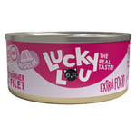 Lucky Lou Extrafood i gelé 18 x 70 g - Kyllingfilet