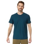 Smartwool Men's Perfect Crew Short Sleeve Tee, Twilight Blue, Medium