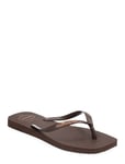 Hav. Square Logo Pop U Brown Havaianas