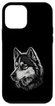 Coque pour iPhone 12 mini Husky Vintage Traîneau Chiens Husky Sibérien