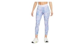 Collant 3 4 femme nike dri fit pro bleu violet