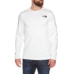 THE NORTH FACE M L/S NF Tee TNF White T-Shirt Homme TNF White FR : M (Taille Fabricant : M)