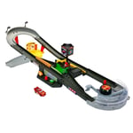 Disney and Pixar Cars Track Set, Piston Cup Action Speedway Playset with 1:55 Sc