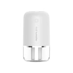 Mini Humidificateur d'Air Silencieux USB,Diffuseur de Brume de Voiture,Pulvérisateur d'Eau avec Document,Veilleuse LED pour Bureau et Chambre - Type white