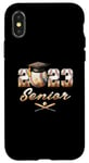 Coque pour iPhone X/XS Joueur de baseball senior 2023 Classe de 2023 diplômé garçons maman