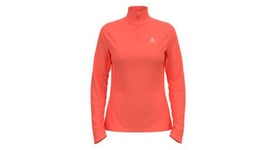 Veste running femme odlo essential 1 2 zip corail