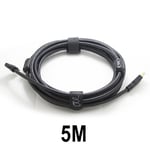 Câble de prise de vue en ligne pour appareil photo numérique,Micro usb 3.0,noir,Compatible avec Canon 5DS 5DSR 5D4 7D2 1DX2 - Type CA-111-5M Cable