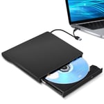 External CD DVD +/-RW Drive, USB 3.0 & USB-C Portable CD & DVD ROM Burner9241