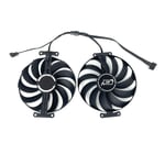 Ventilateur de carte vidéo 8 go pour ASUS Dual GeForce RTX FDC10U12S9-C 3060 V2 OC édition,95MM 3070 7 broches RTX3070TI 3060TI GPU - Type black 2-Fan FDC