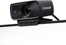 Facecam MK.2 ¿ Webcam haut de gamme Full HD pour streaming, jeux vidéo, appels vidéo et enregistrement, HDR, capteur Sony, commandes PTZ ¿ Compatible OBS, Zoom, Teams et plus, pour PC/Mac