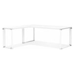 Bureau d'Angle Design Hovik 200cm Blanc