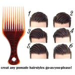 Afro Hair Comb Plastic Fork Curly Hair Brush Wide Teeth Massage Hairdressing