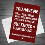 Hilarious Valentines Day Card For Boyfriend Girlfriend Husband Wife Funny Card