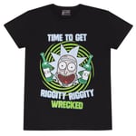 Rick And Morty - Riggity Wrecked - Large - Unisex - New t-shirt - T777z