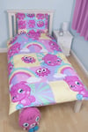 Single Bed Official Moshi Monsters Poppet Duvet Cover Set Character Bedding