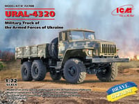 Ural-4320, Military Camion Of The Armed Forces Ukraine 1:72 Plastique Model Kit