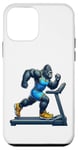 Coque pour iPhone 12 mini Gorilla Running sur tapis de course Fitness Gym Entraînement