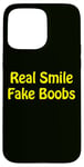 Coque pour iPhone 15 Pro Max Real Smile. Faux Seins