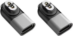 2 Pack | Remplacement Adaptateur De Charge Usb-C Magnétique Pour Écouteurs À Conduction Osseuse Aftershokz Aeropex As800, Shokz Openrun Pro, Openrun, Openrun Mini, Opencomm