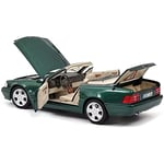 NOREV 1:18 Mercedes-Benz SL 500 1999-Green Voiture Miniature de Collection, 183753, Green Metallic, 1/18e