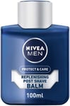 NIVEA Men Protect & Care Replenishing Post Shave Balm (100Ml), Aftershave Balm