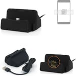 Docking Station for Samsung Galaxy S23+ black charger Micro USB Dock Cable