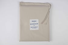 Scandinavian Bedding Påslakan borstad percale Beige 150 x 210 Bomull