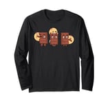 Be My Food Funny Sweet Romantic Couple Choco And Pancake Long Sleeve T-Shirt