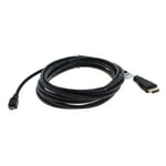 Câble Micro-HDMI vers HDMI 1.4 haut de gamme longueur 3,0m pour Blackberry Z10 garantie 1 an