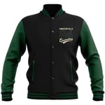 Gremlins  Stripe Collegiate Varsity Jacket - Black/Green - S