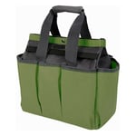 Linghhang - Sac de rangement pour outils de jardin en tissu Oxford-Vert foncé