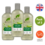 Dr Organic Aloe Vera Shampoo Natural Hair Silky, Soft and Nourished - 265ml