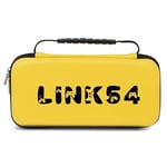 Etui pochette Switch lite jaune prenom gamer jeux video personnalisee