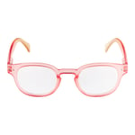 New +3.5 Desert Rose Pink Horn Rimmed Reading Glasses Mens Women Reader Dioptre