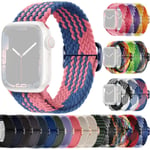 SKALO Flätat tygarmband Apple Watch Series 1-3 42mm - Fler färger multifärg