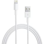 Apple Lightning USB-kabel till iPhone & Ipad, 1 meter (MD818ZM) Vit