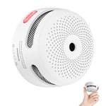 X-Sense Mini Smoke Alarm for Home, 10-Year Battery Fire Alarm, Smoke Detector with LED Indicator & Silence Button, Conforms to EN14604 Standard, XS01, 1-Pack