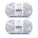 Bernat Cloud Nine Lot de 2 paquets de 300 g de fil pour couverture de bébé Polyester 6 super volumineux 200 m