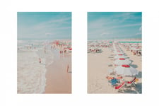 Lungomare - Diptych  Poster 30x40 cm