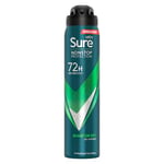 Sure Men Quantum Dry Nonstop Protection Anti-perspirant Deodorant Aerosol MotionSense technology anti-perspirant deodorant spray 72h protection against sweat and odour 250 ml