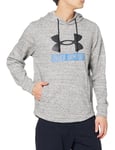 Under Armour Men's Ua Rival Terry Logo Hoodie Fleece Tops M White