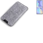 Felt case sleeve for Tecno Spark 10 Pro grey protection pouch