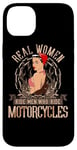 Coque pour iPhone 14 Plus Sexy Real Chick Ride Moto Femme Biker Babe Pin Up