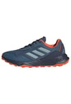 adidas Homme Tracefinder Trail Running Baskets, Wonder Steel Shadow Bleu Marine Impact Orange, 39 1/3 EU