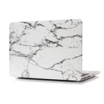 Etui i hård plast til MacBook Pro 16" A2141 Marble (Hvid)