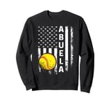 Softball Abuela America Flag Men Women Vintage Christmas Sweatshirt